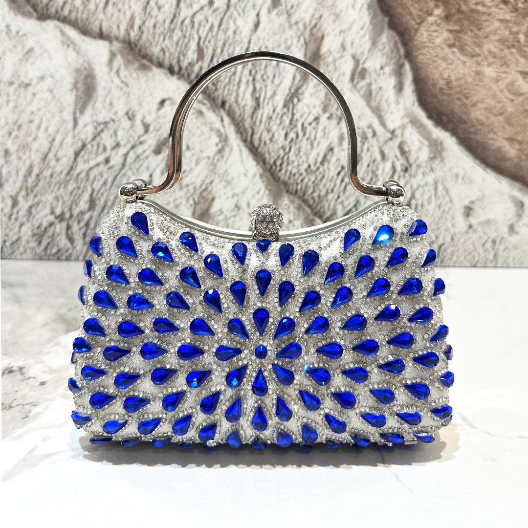 Women Bags In Sale - 新しいラインストーンダイヤモンドクラッチバッグファッションディナーバッグワインパーティー宴会女性用多用途メッセンジャーバッグ（単品販売不可）