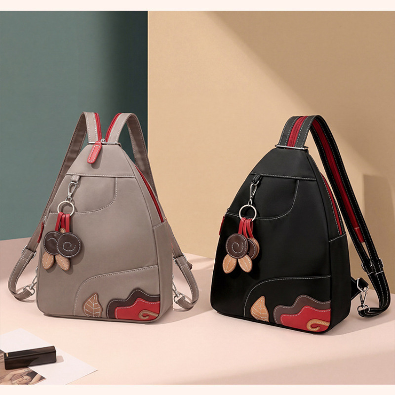 Women'S Crossbody Bags - 女性用バックパック アウトドア カジュアル 防水 ソリッドナイロン ショルダーバッグ