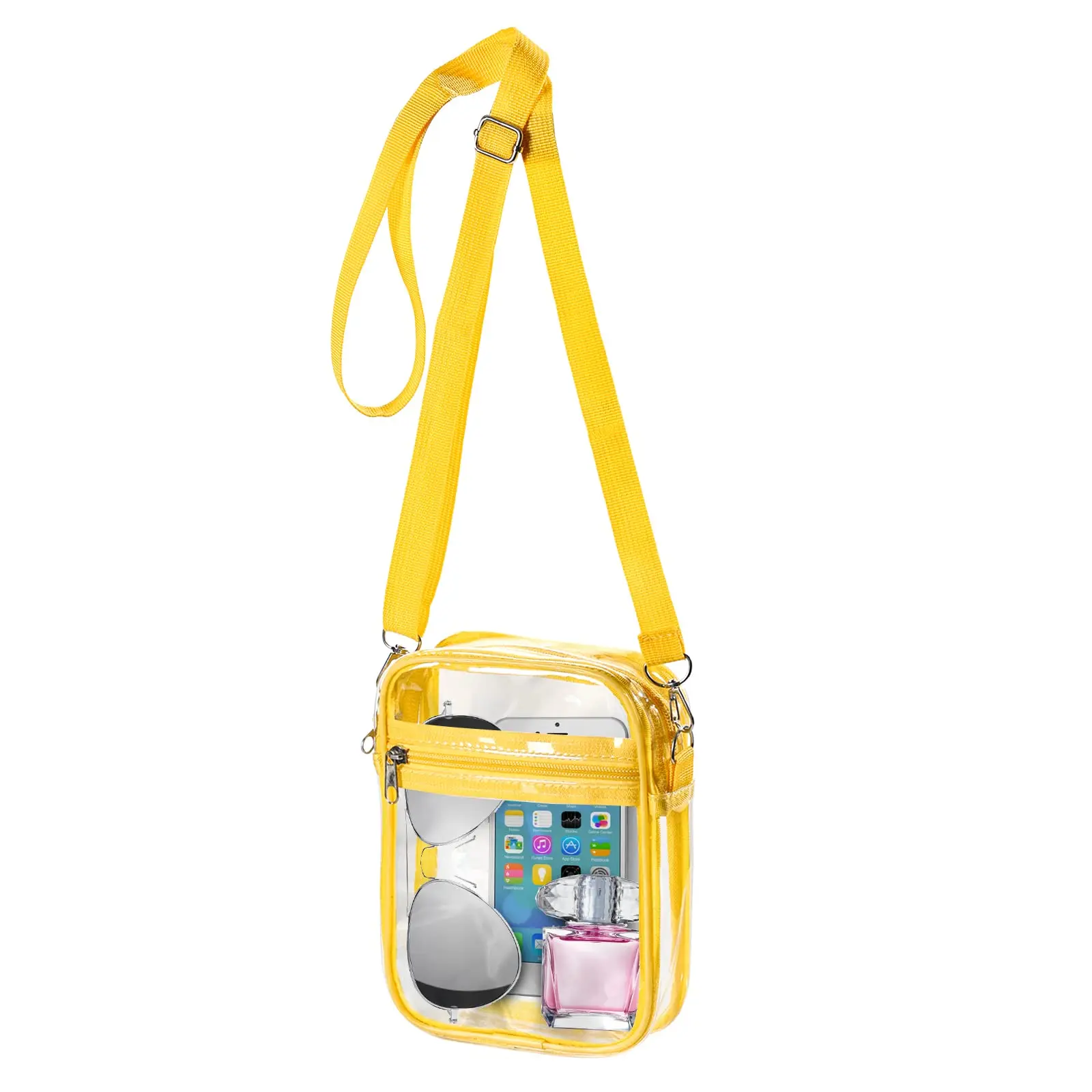 女性クリアショルダーバッグスタジアム承認 PVC コンサート - Women Bags Polene のレビューと価格