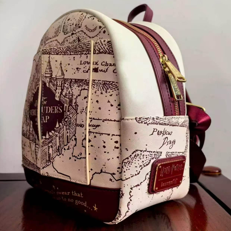 ハリー・ポッター地図柄プリントコスプレ女性用ダブルストラップ - Women Bags Mini のレビューと価格
