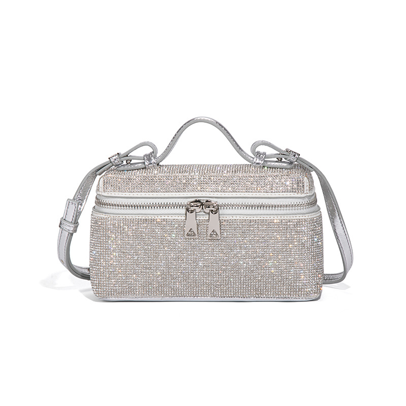 ラグジュアリーラインストーンクロスボディバッグ 20cm ク - Women Vanity Bags のレビューと価格