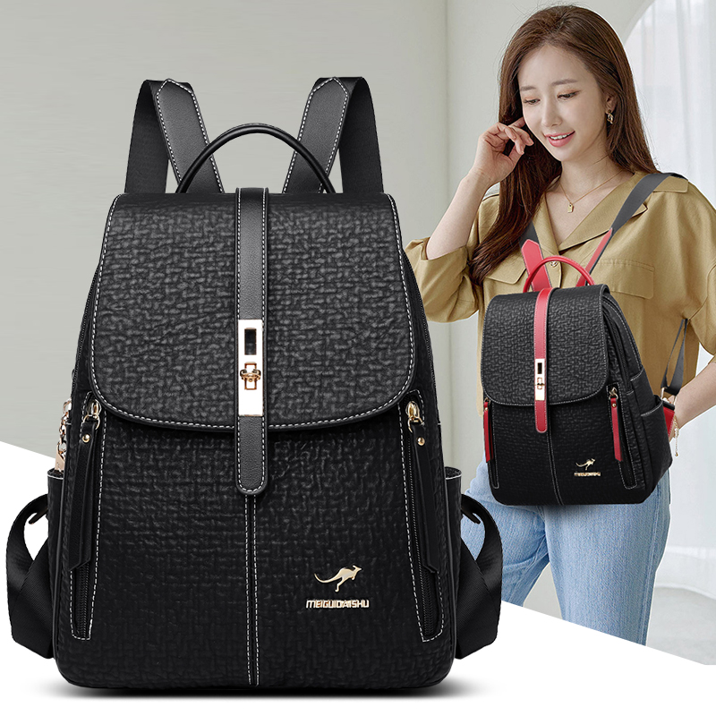 ファッションバックパック女性の高品質レザー Bagpack  - Women Bags In Sale のレビューと価格