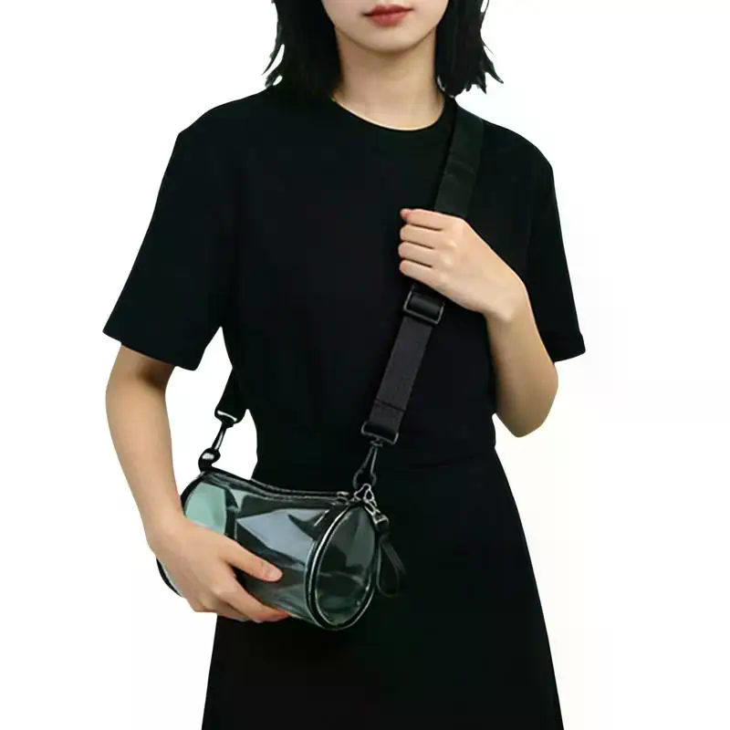 スタイリッシュな透明レーザークロスボディバッグ 女性用 シリ - Women'S Crossbody Bags のレビューと価格