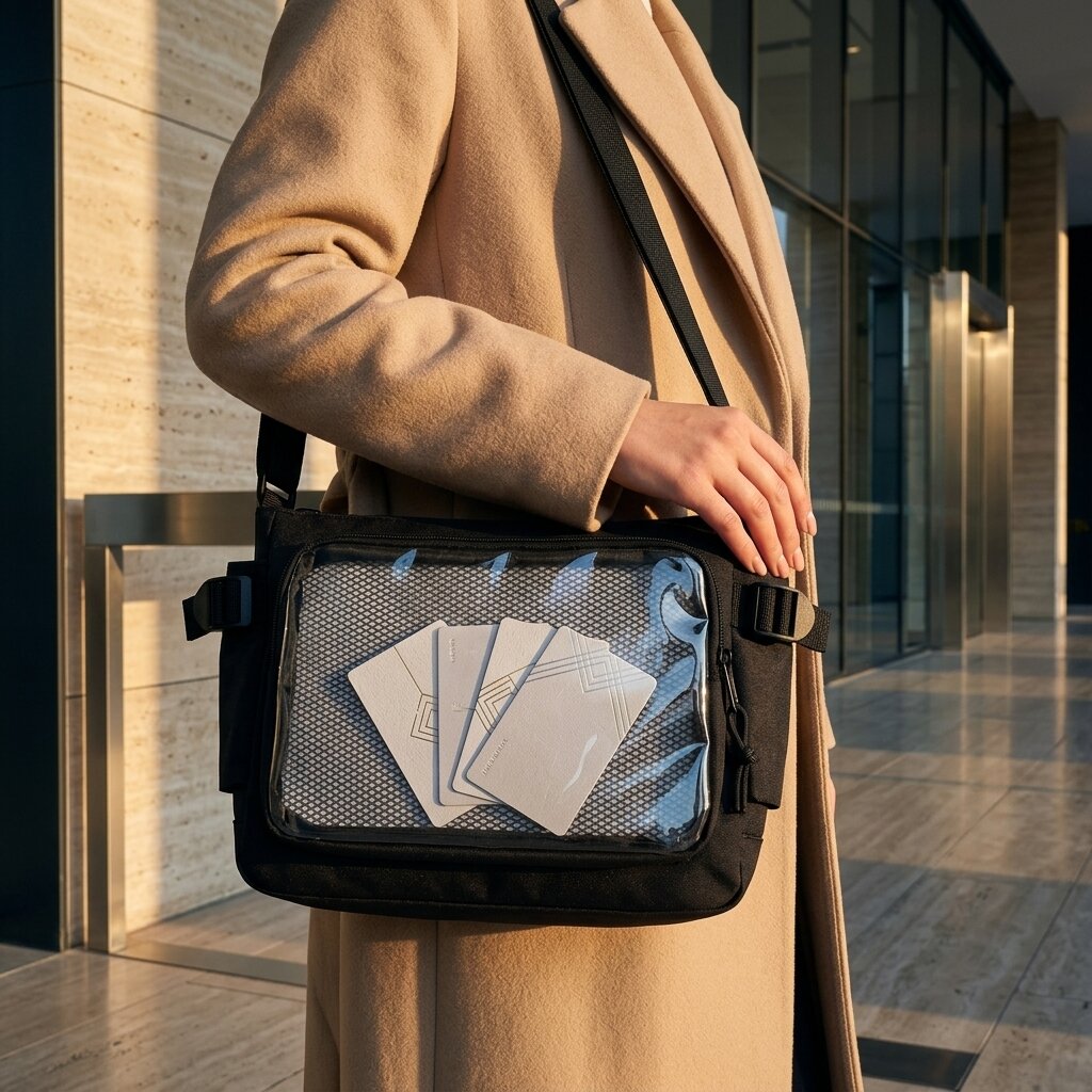 透明フロントのItaショルダーバッグ、キャンバス製ジッパーポ - Women Bags Polene のレビューと価格