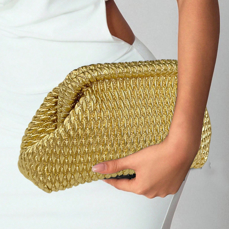 2026年 高級手織りゴールドロープ レディースイブニングク - Women Bags 2026 Trends のレビューと価格