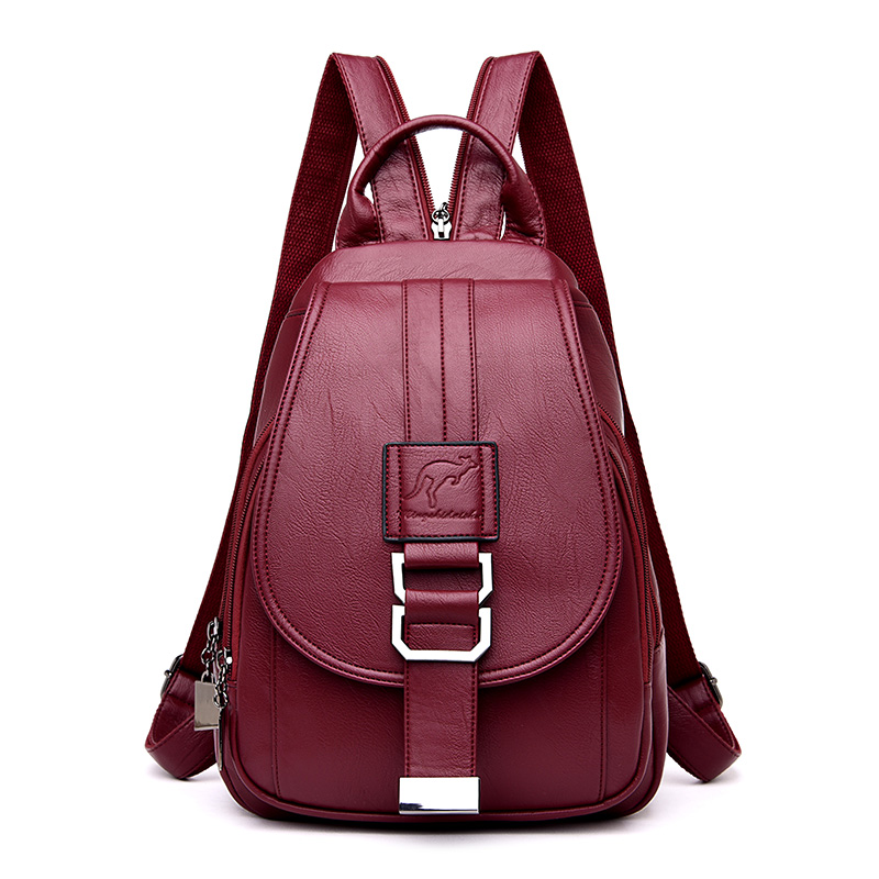 女性用レザーバックパック,10代の女の子用のランドセル,トラ - Women Bags In Sale のレビューと価格