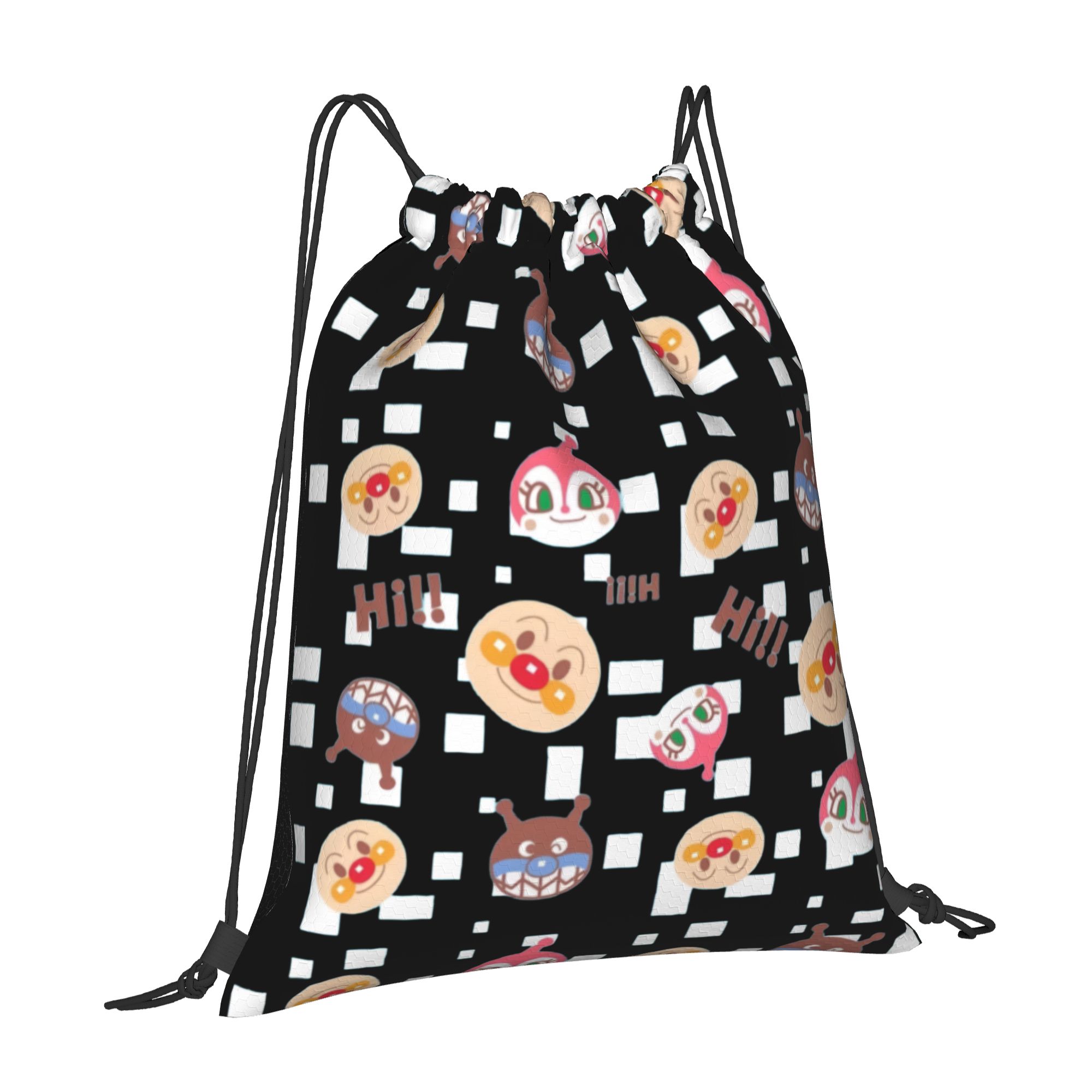 カスタムアンパンマン巾着バックパックバッグ男性女性軽量漫画ジ - Women'S Yoga Bags のレビューと価格