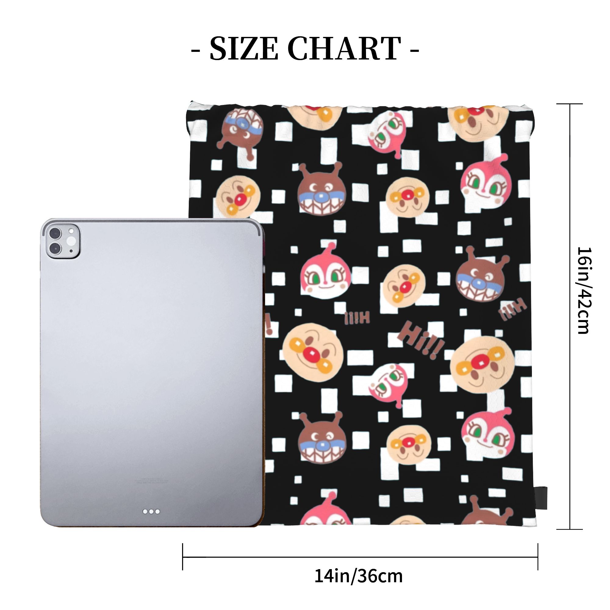 カスタムアンパンマン巾着バックパックバッグ男性女性軽量漫画ジ - Women'S Yoga Bags のレビューと価格