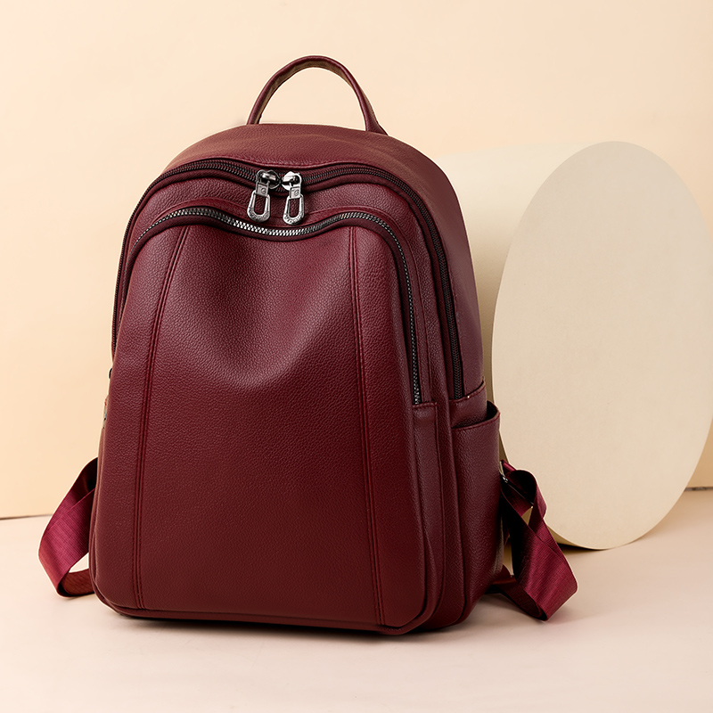 高品質の革のバックパック女性の大容量バックパック財布女性ヴィ - Women Bags In Sale のレビューと価格