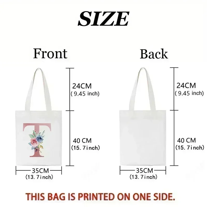 1個入り 花柄ラブレタープリント トートバッグ 大容量 レデ - Women'S Yoga Bags のレビューと価格