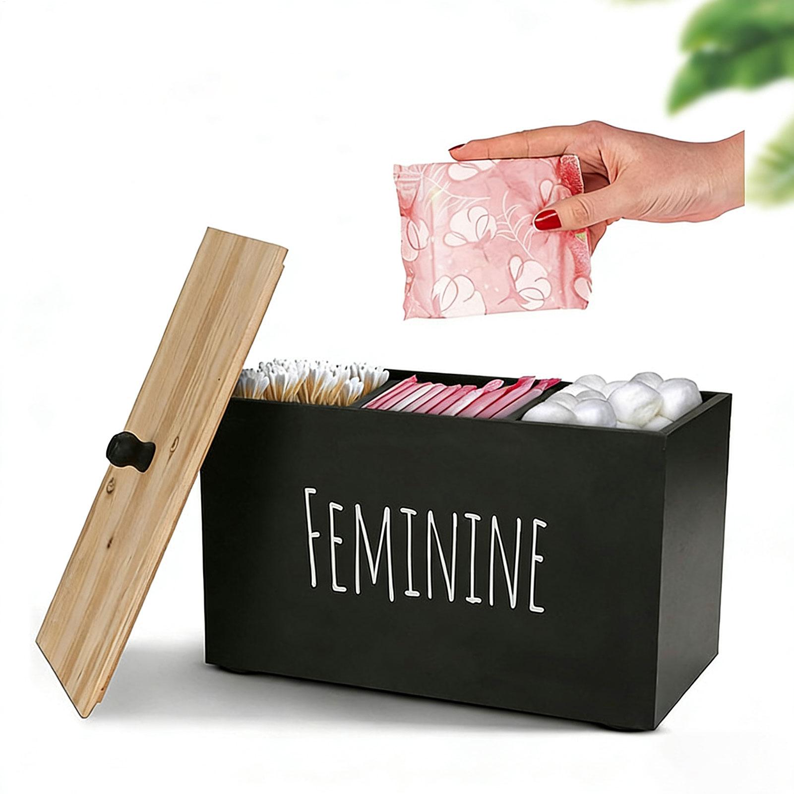 タンポンホルダー バスルーム用 木製トイレ 女性用製品オーガ - Women Vanity Bags のレビューと価格