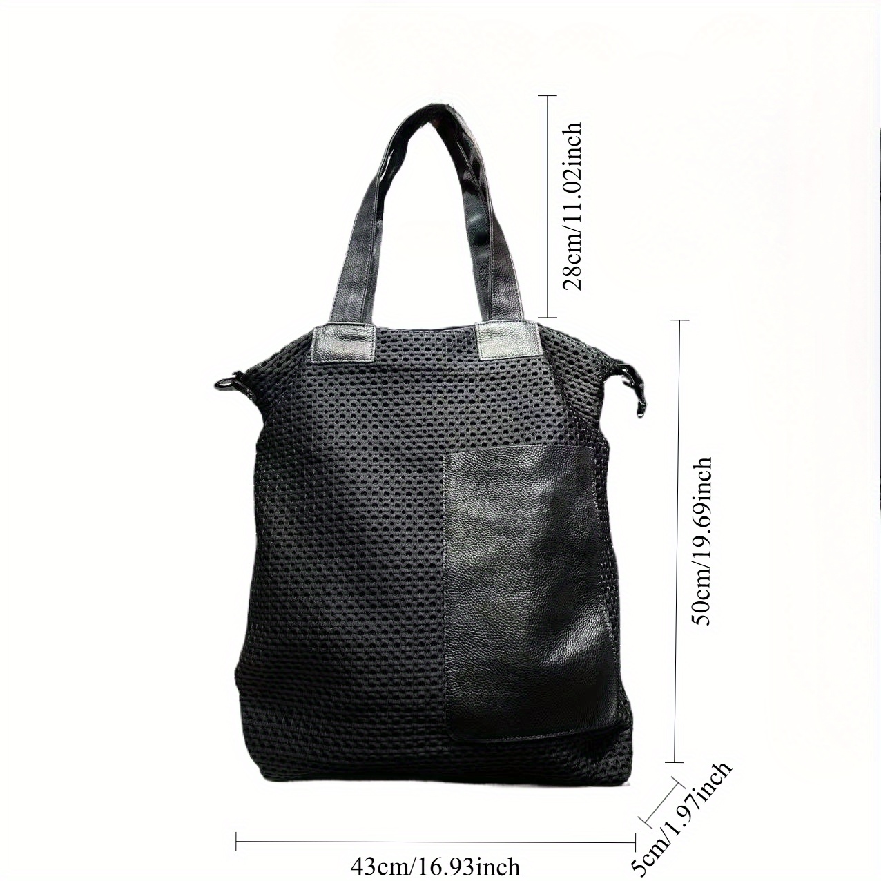 レディースのおしゃれな大容量メッシュスプライスショルダーバッ - Women Bags Polene のレビューと価格