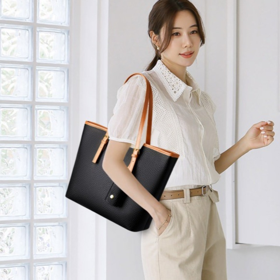 本物のブランドの高品質レザーカジュアルトート高級ハンドバッグ - Women Bags In Sale のレビューと価格
